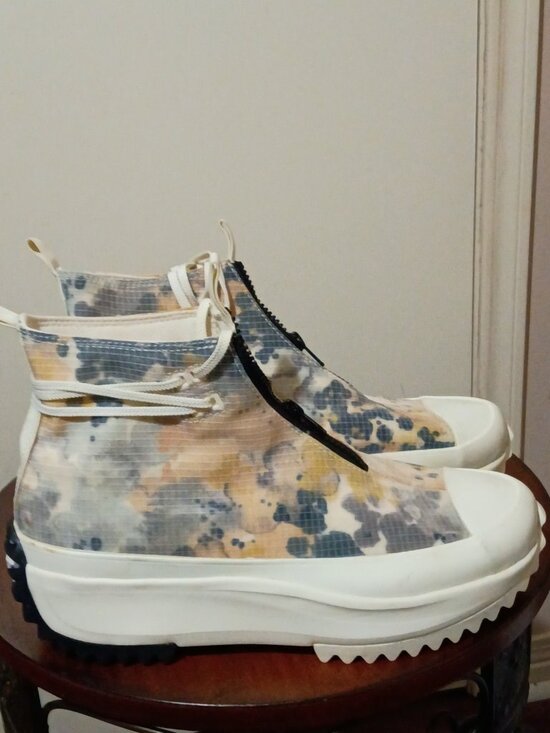 Converse Shoes - Converse Run Star Hike Womens Sz 10 'Washed Florals' White Beige Shoes 170776C